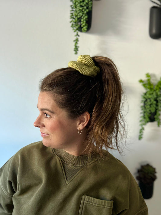 Chunky Knit Scrunchie